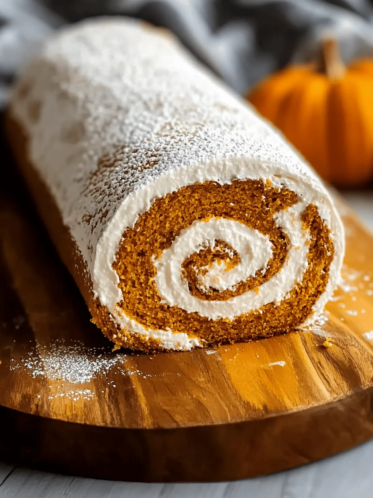 Savory Pumpkin Swiss Roll with Creamy Fall Delight 4 Pumpkin Swiss Roll