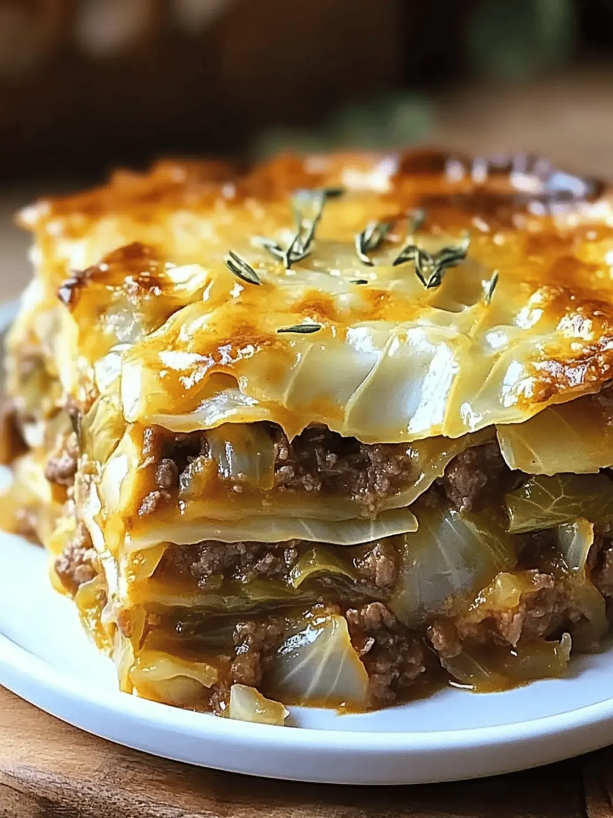 Cheesy Cabbage Beef Casserole: Hearty Comfort for All 4 Cheesy Cabbage Beef Casserole