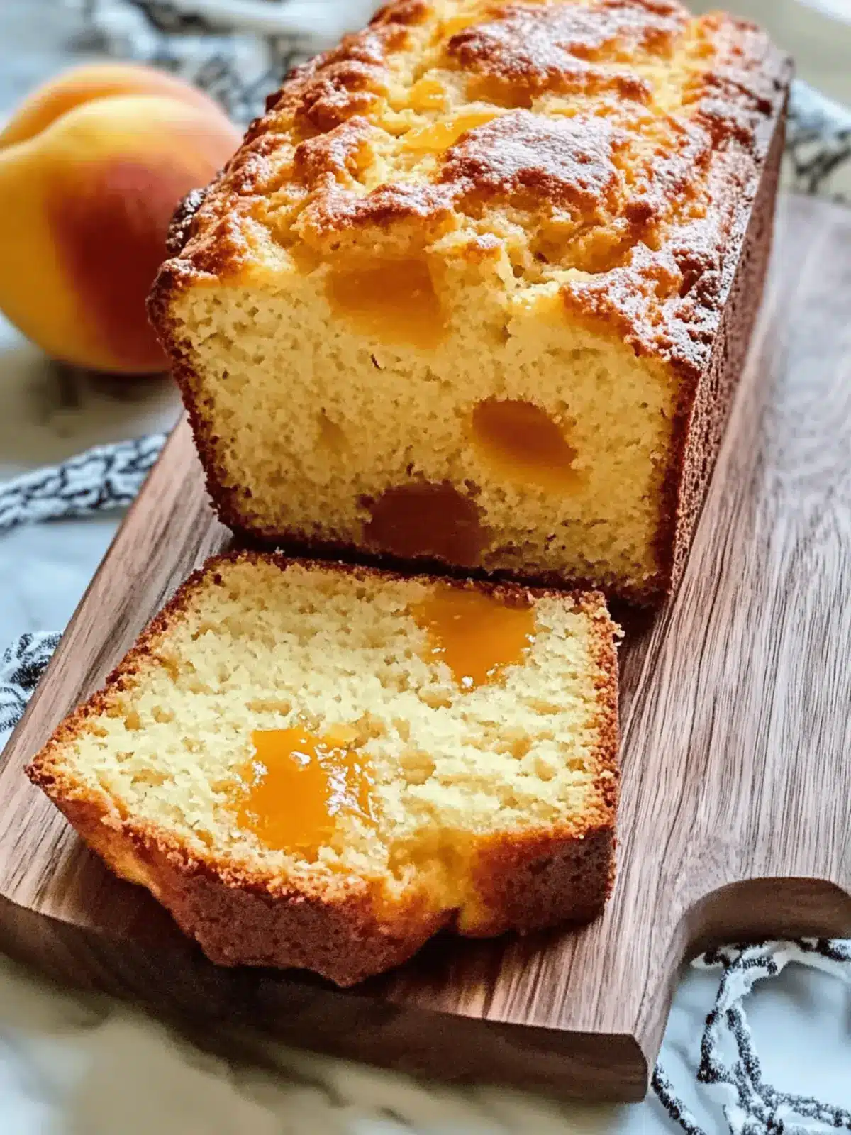 Southern Peach Bread Recipe for a Sweet Summer Indulgence 2 Southern Peach Bread