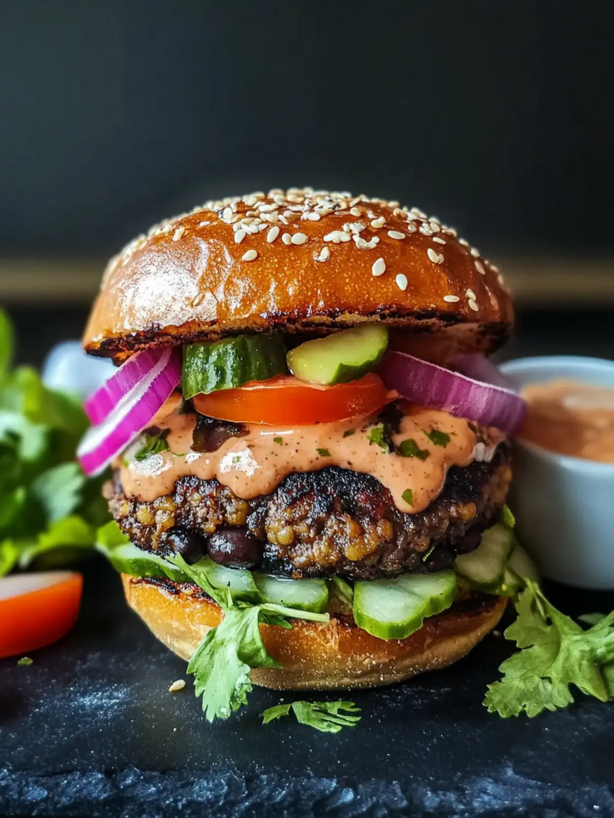 Mouthwatering Black Bean Burgers You'll Crave Again and Again 2 Black Bean Burger