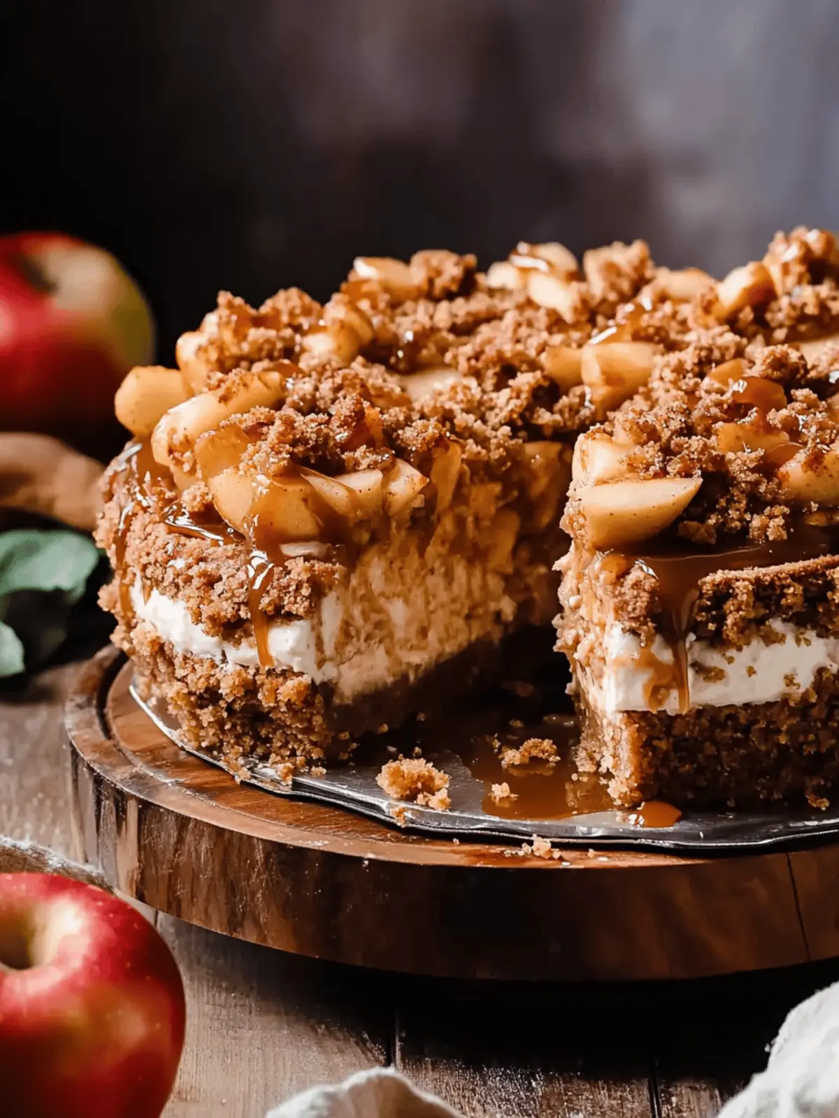 Indulge in Salted Caramel Apple Pie Cheesecake Bliss 2 salted caramel apple pie cheesecake