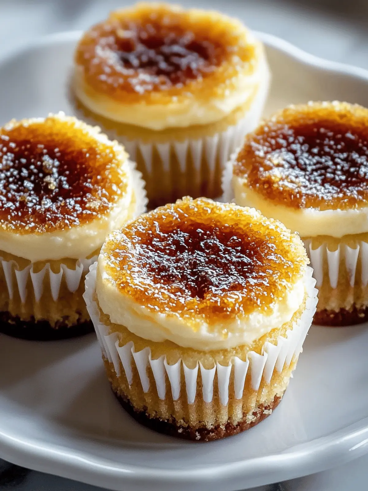 Decadent Vanilla Bean Cr me Br »l e Cheesecake Cupcakes Await 2 Vanilla Bean Cr me Br »l e Cheesecake Cupcakes