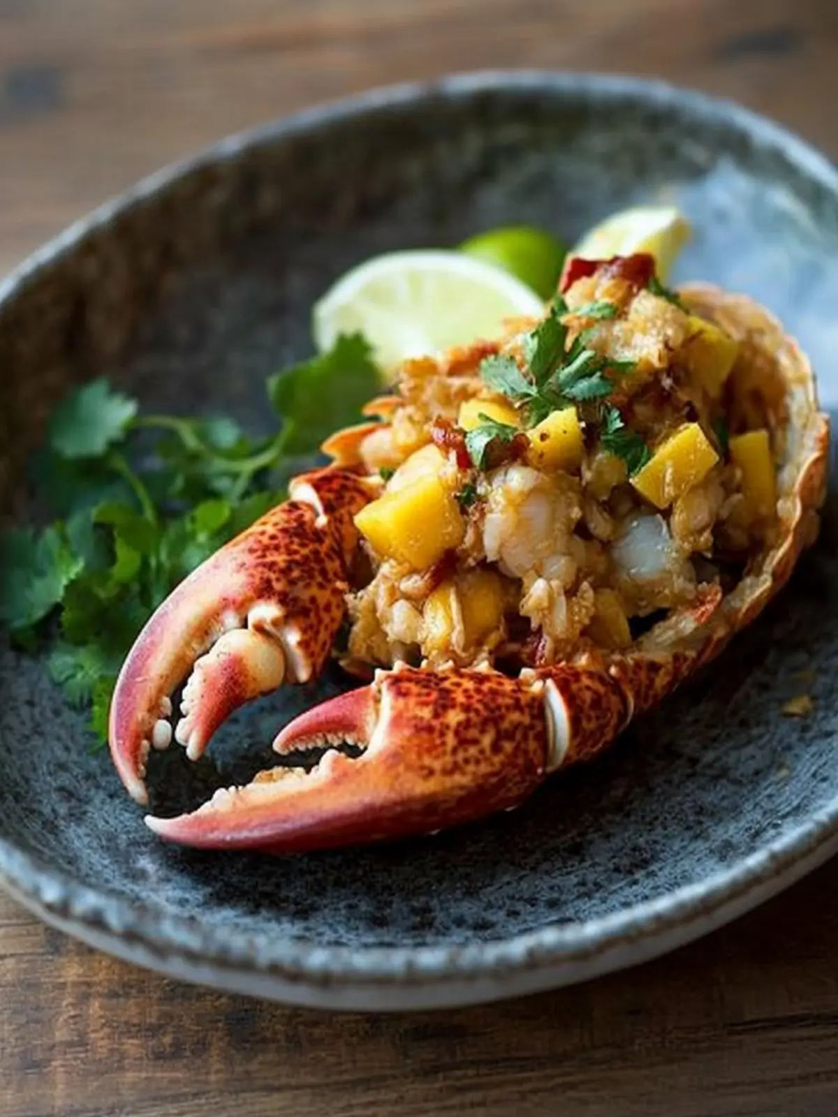 Smoked Tom Yum Lobster with Mango Salad A Flavorful Twist 4 Smoked Tom Yum Lobster with Mango Salad