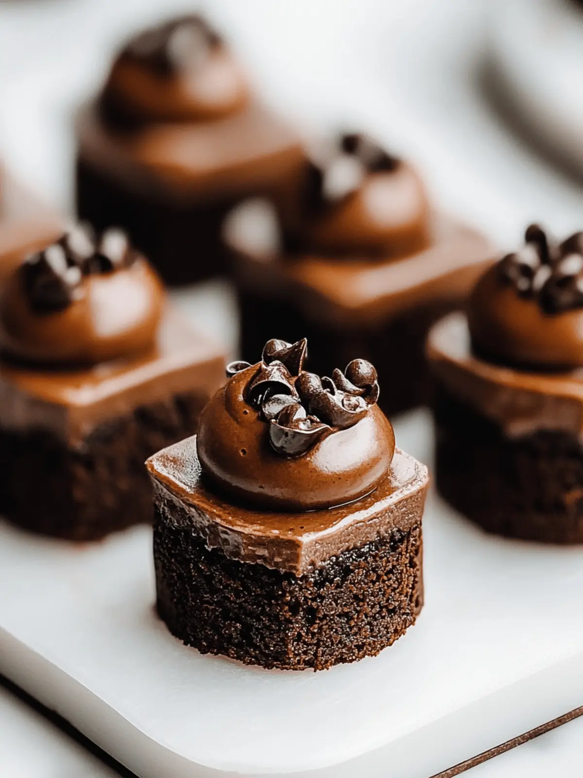 Decadent Brownie Petit Fours for Your Next Celebration 4 Brownie Petit Fours