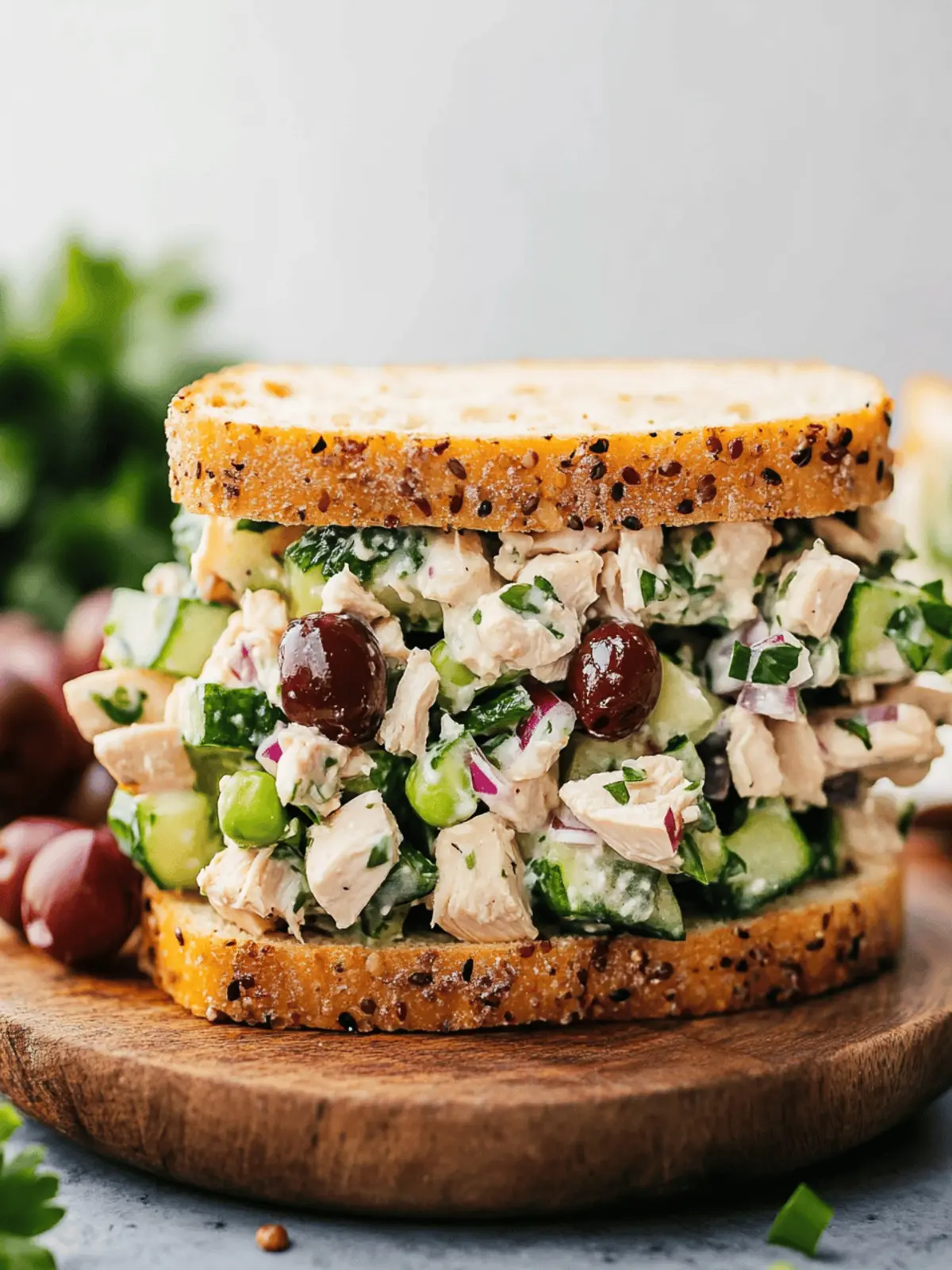 Healthy Chicken Salad with Greek Yogurt for Guilt-Free Lunch 3 Healthy Chicken Salad