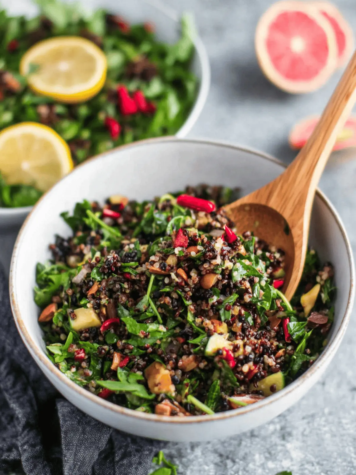 Festive Vegan Christmas Salad with Pomegranate Delight 2 Vegan Christmas Salad