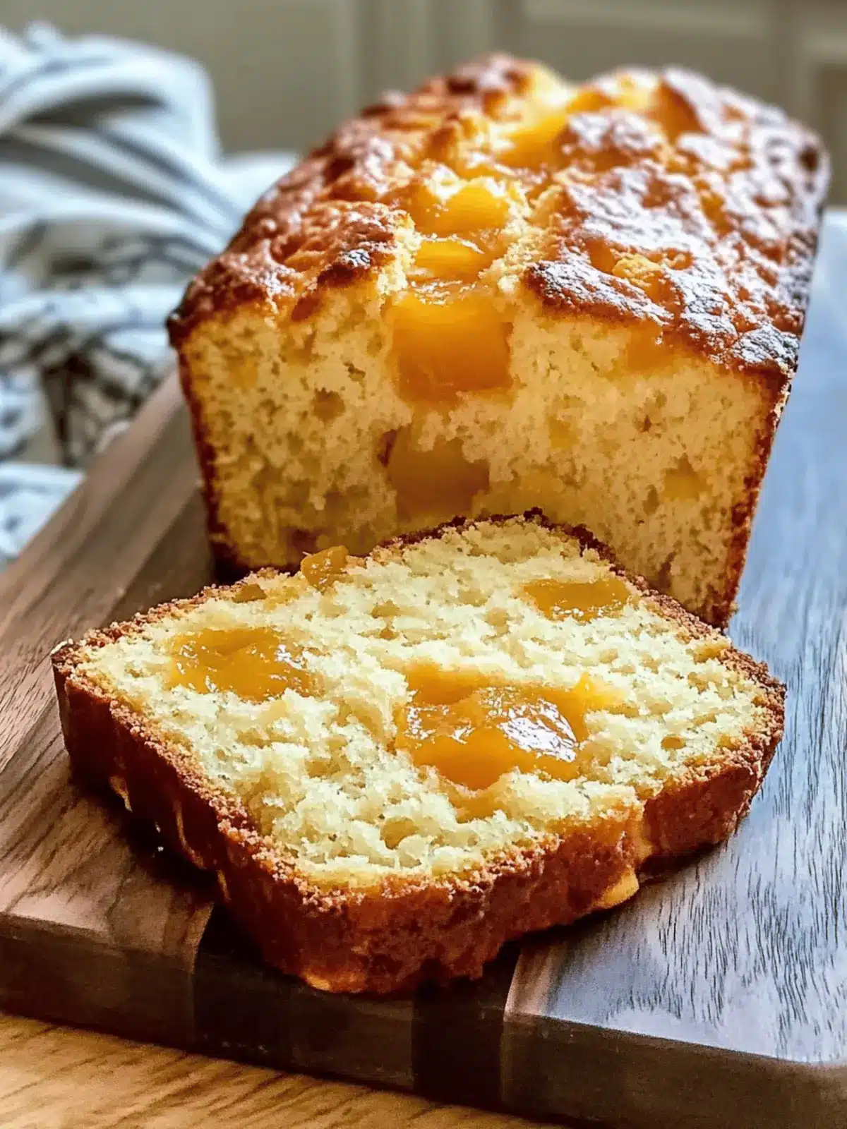 Southern Peach Bread Recipe for a Sweet Summer Indulgence 3 Southern Peach Bread
