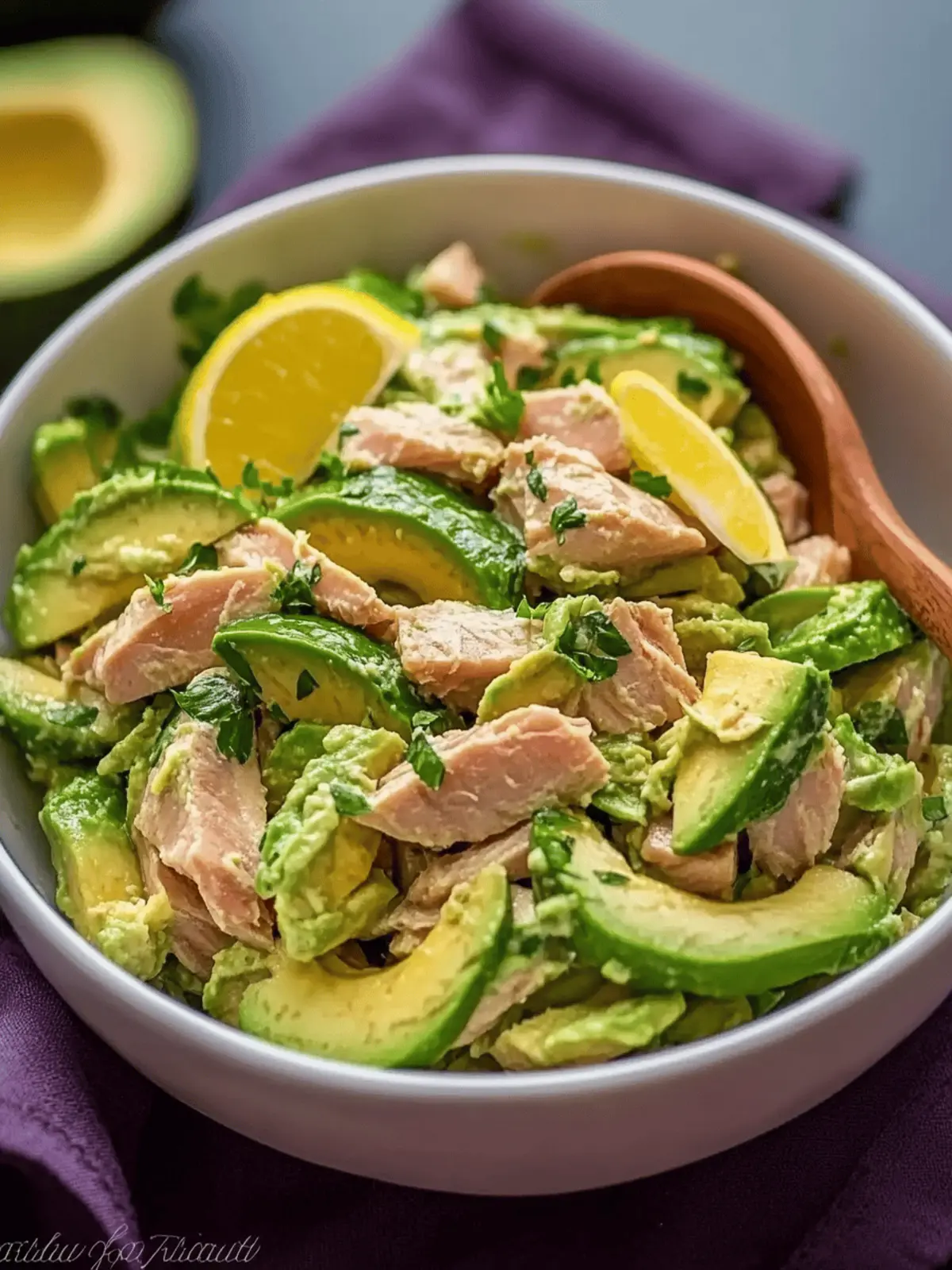 Avocado Tuna Salad: A Healthy Twist for Light Meals 2 Avocado Tuna Salad