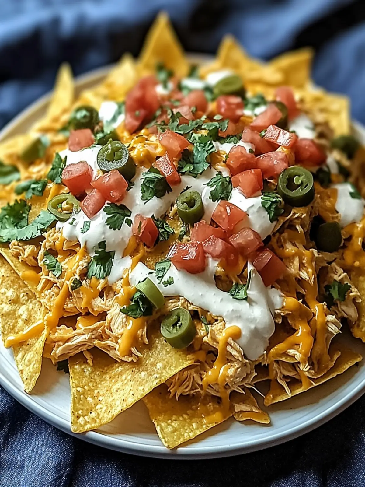 Creamy Crockpot Chicken Nachos: Ultimate Game Day Delight 2 Creamy Crockpot Chicken Nachos