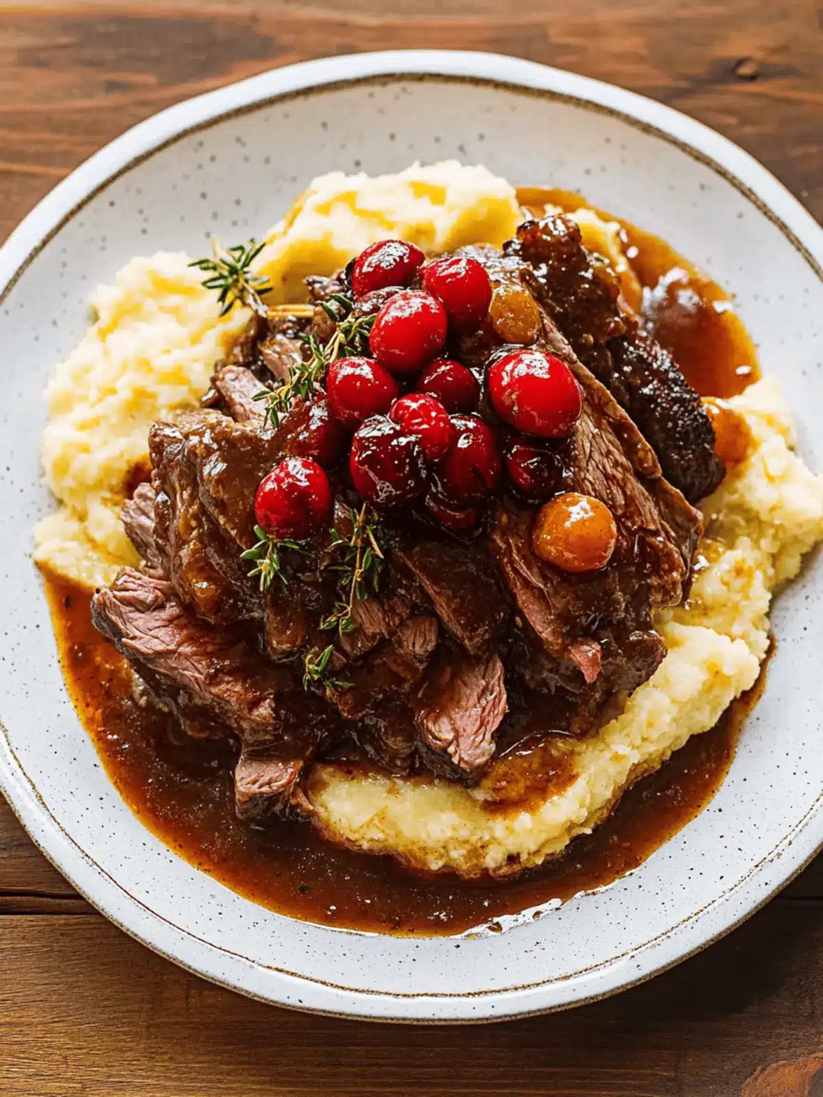 Cranberry Balsamic Roast Beef: Comfort Food Made Easy 3 Cranberry Balsamic Roast Beef