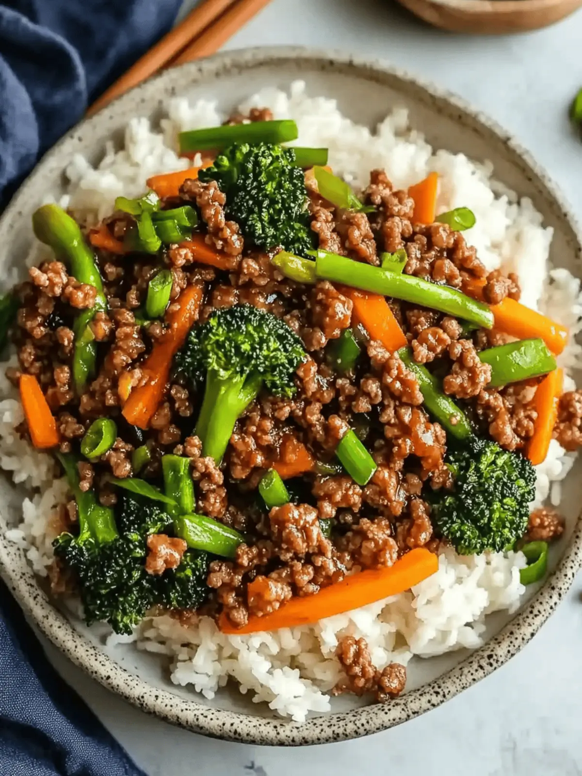 Savory Teriyaki Ground Beef Stir-Fry in 30 Minutes or Less 4 Teriyaki Ground Beef Stir-Fry