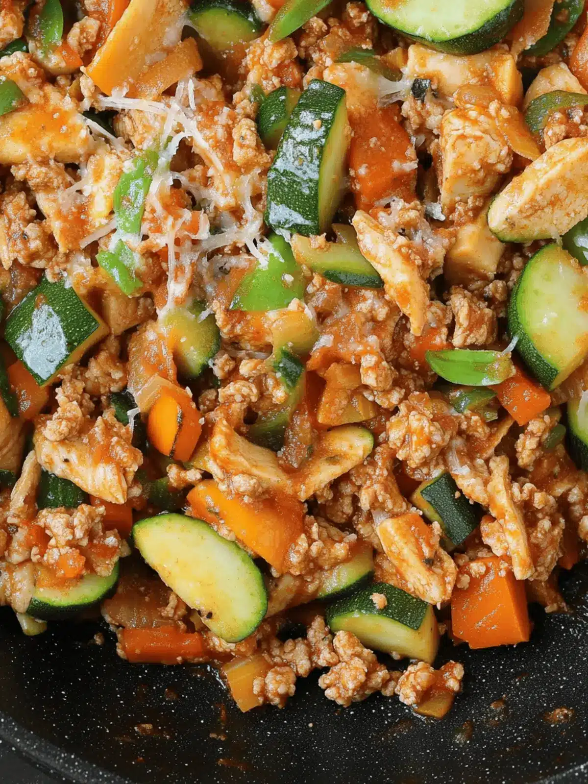 Italian Ground Turkey & Veggie Skillet for Quick Healthy Meals 2 Italian Ground Turkey & Veggie Skillet