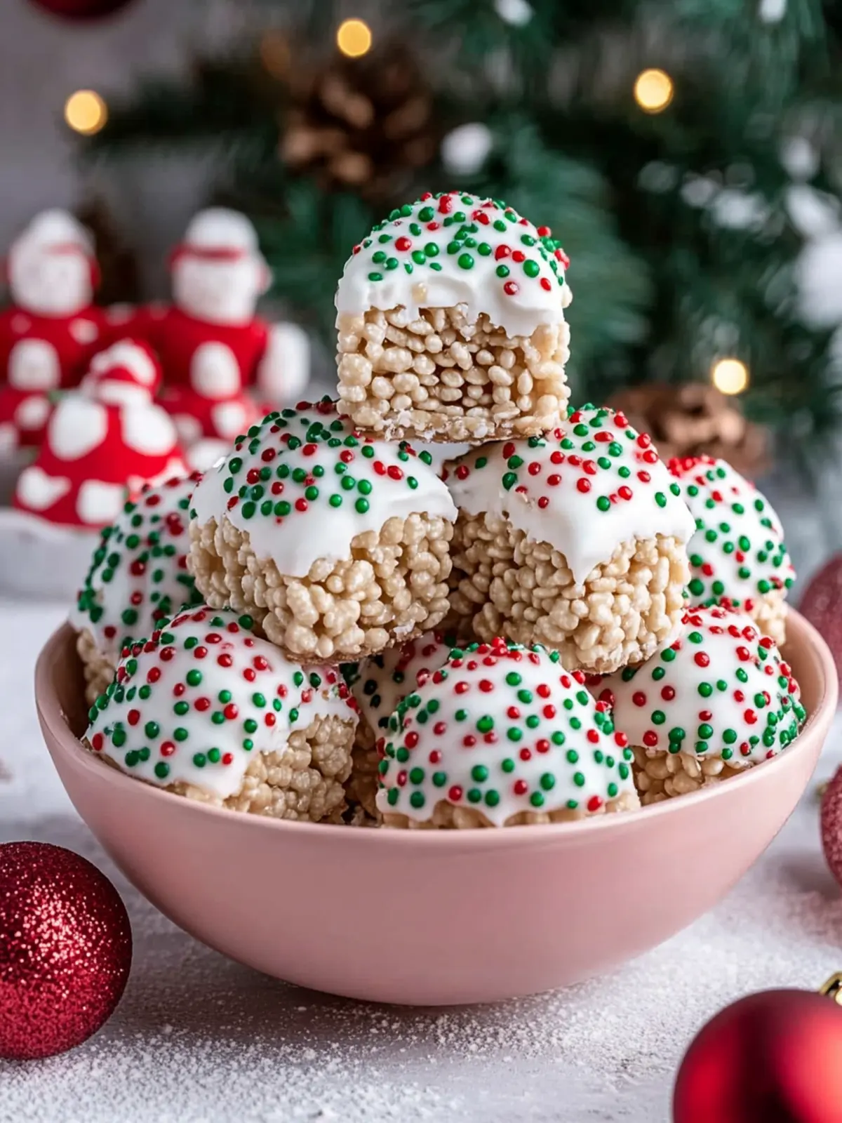 Delicious Christmas Rice Crispy Treats with a Fun Twist 3 Christmas Rice Crispy Treats