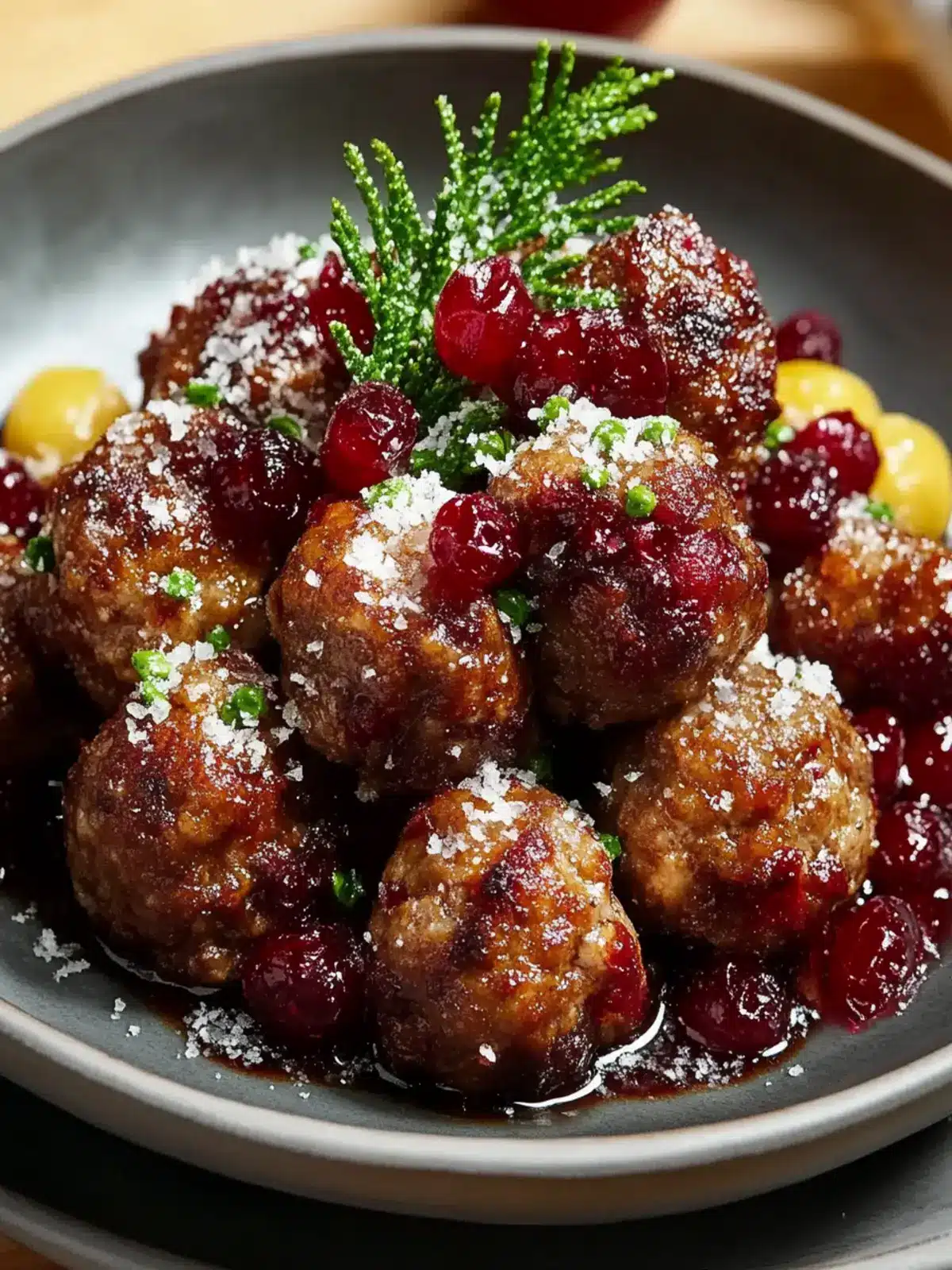 Christmas Cranberry Meatballs: Sweet & Savory Holiday Delight 4 Christmas Cranberry Meatballs
