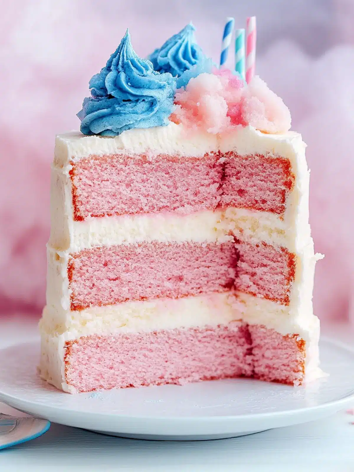 Create Your Dream Magical Cotton Candy Layer Cake at Home 3 Magical Cotton Candy Layer Cake