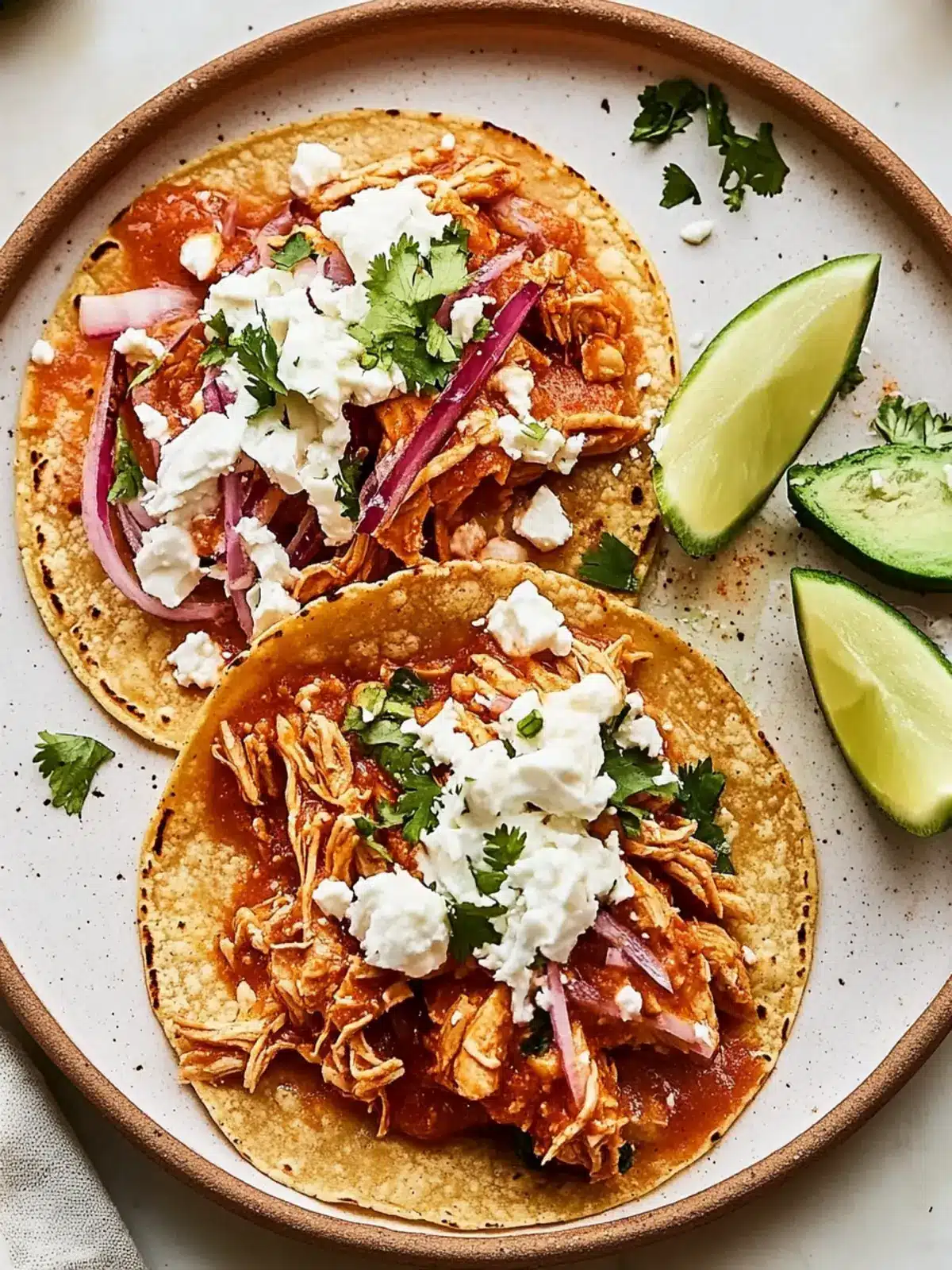 Quick and Smoky Chicken Tinga Tacos for Busy Weeknights 3 Chicken Tinga