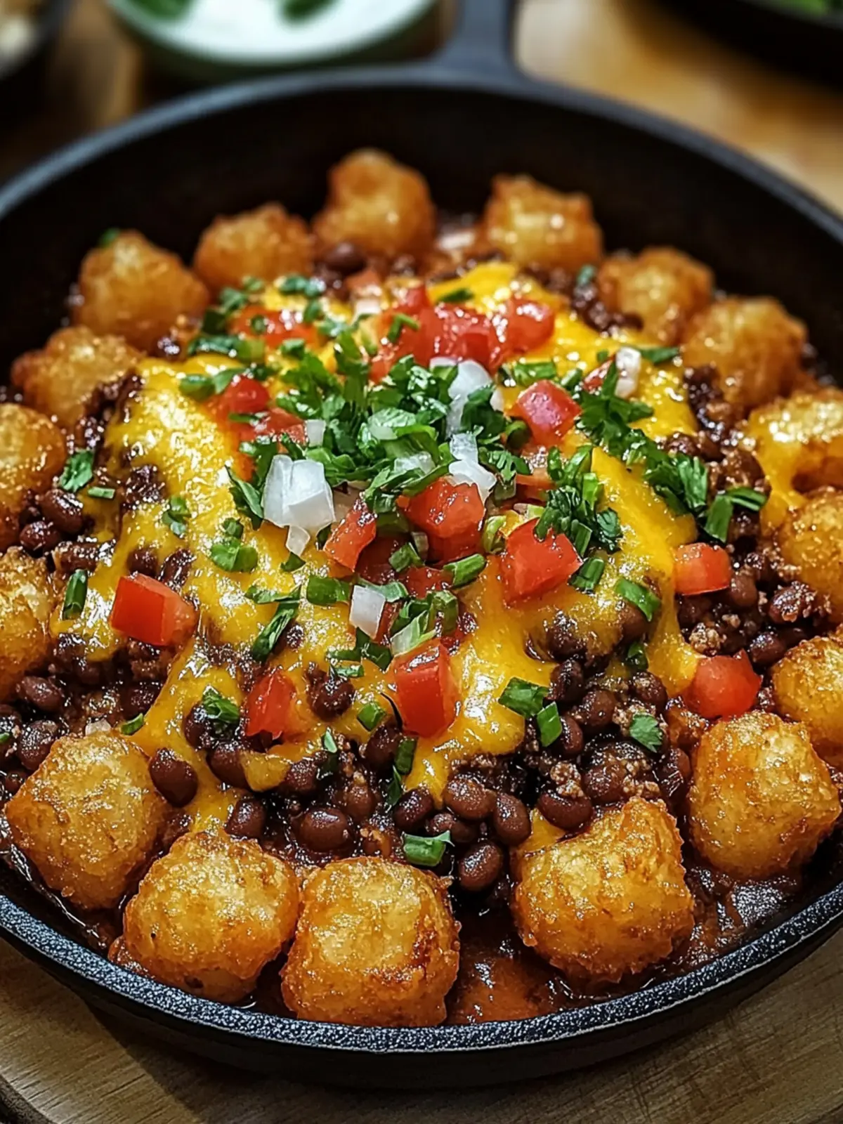 Beef & Bean Tater Tot Skillet: Your Family's New Dinner Hero 4 Beef & Bean Tater Tot Skillet