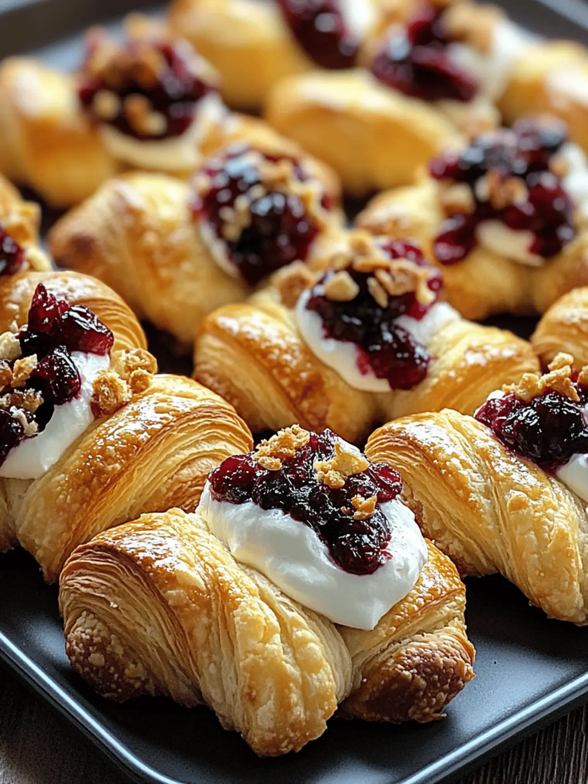 Cranberry Cream Cheese Crescent Bites Perfect for Fall Gatherings 2 Cranberry Cream Cheese Crescent Bites