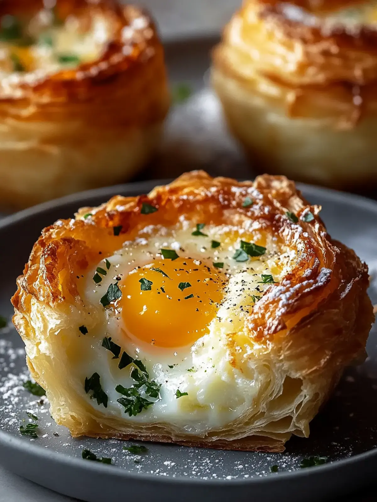 Baked Eggs Napoleon Pastry: A Flaky, Flavor-Packed Breakfast Delight 3 Baked Eggs Napoleon Pastry