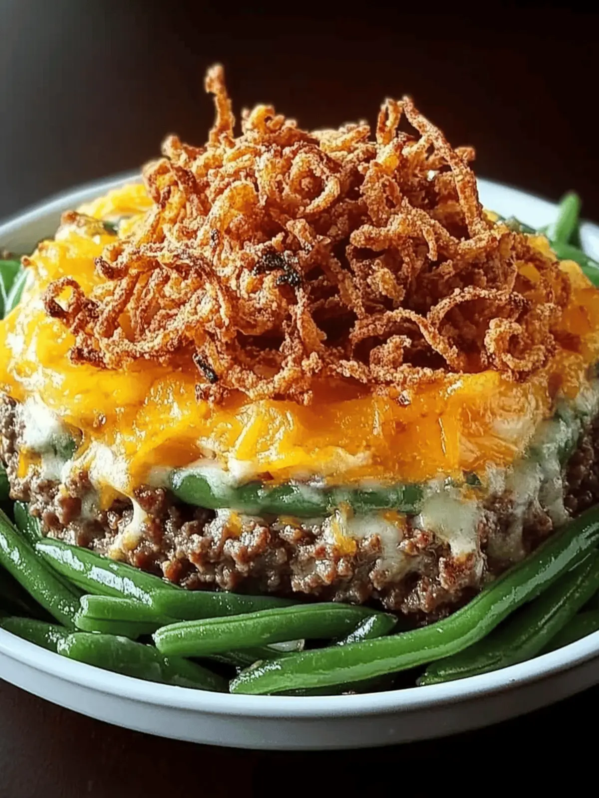 Delicious Hamburger Green Bean Casserole for Family Nights 4 Hamburger Green Bean Casserole