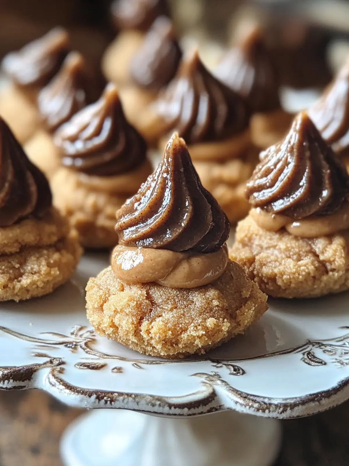 Soft Classic Peanut Butter Blossoms with Gooey Chocolate Kisses 3 Classic Peanut Butter Blossoms