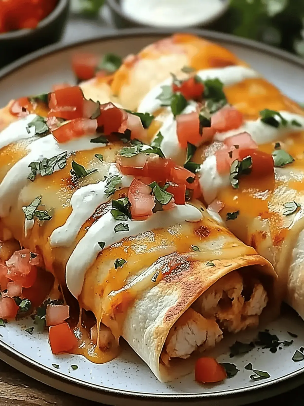 Deliciously Cheesy Baked Chicken Chimichangas You ll Love 2 Baked Chicken Chimichangas