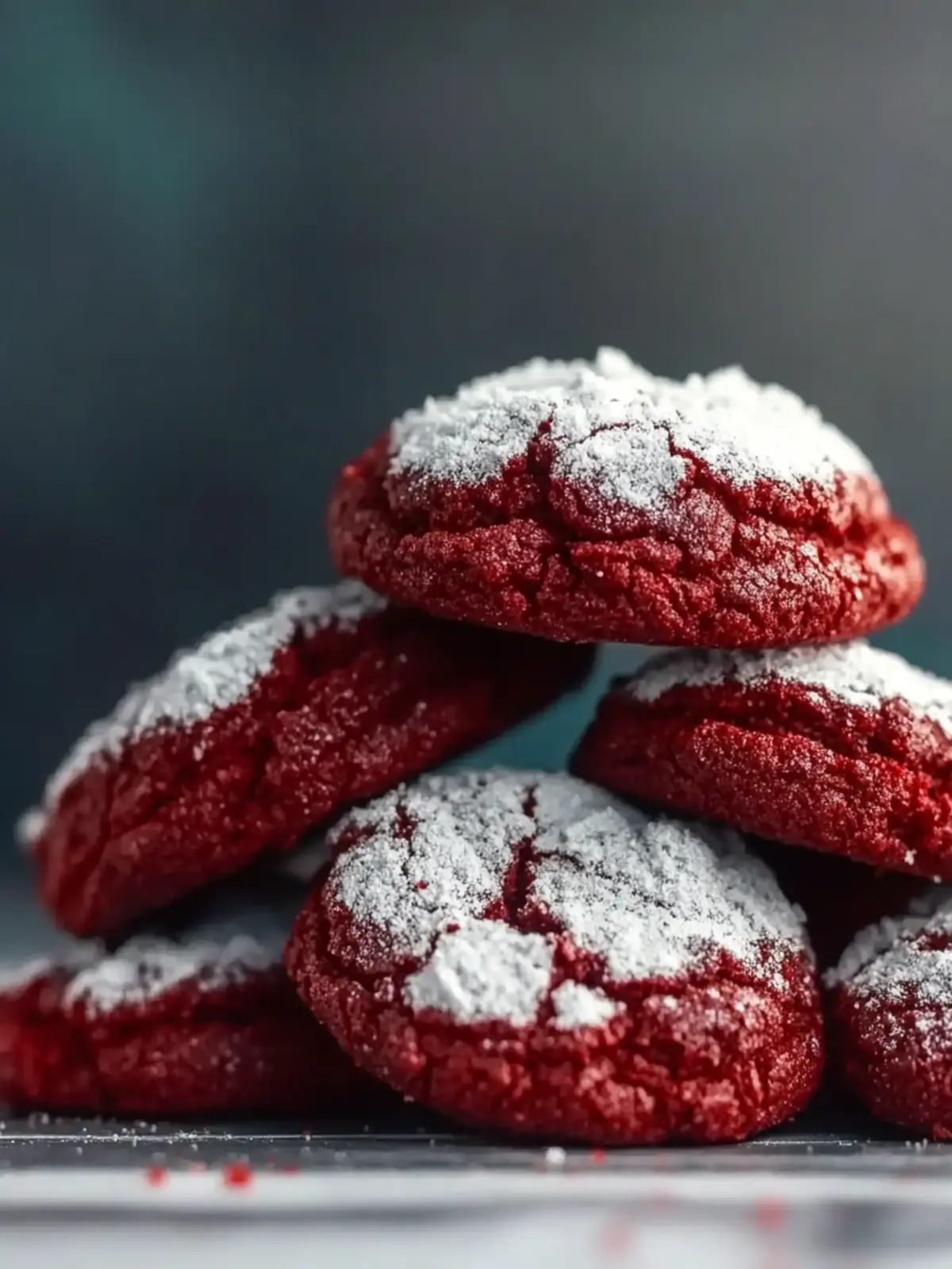 Soft & Fudgy Red Velvet Crinkle Cookies You'll Love to Bake 2 Soft & Fudgy Red Velvet Crinkle Cookies