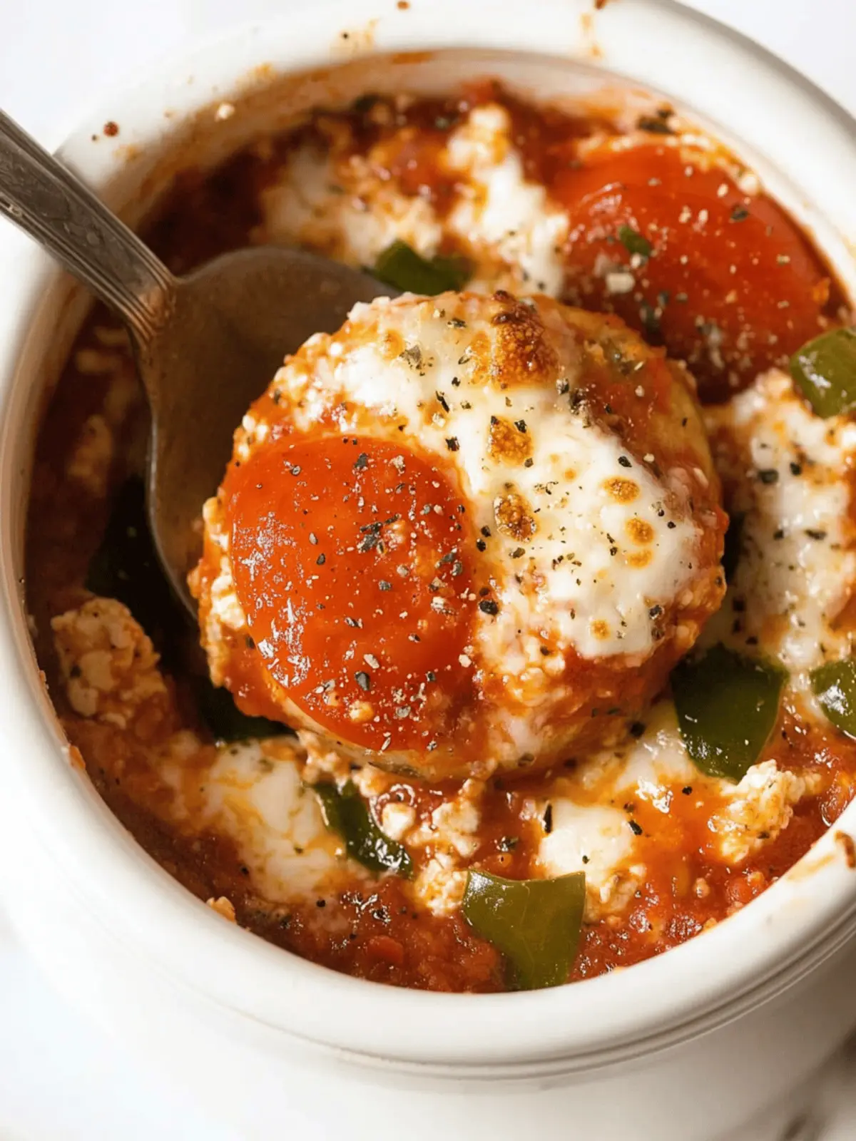 Low Carb Cottage Cheese Pizza Bowl for Guilt-Free Indulgence 4 Low Carb Cottage Cheese Pizza Bowl