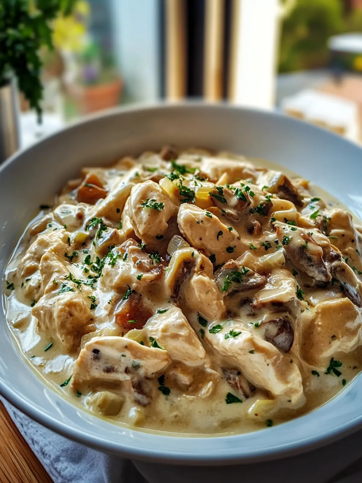 Creamy Chicken Stroganoff: Comfort Food for Cozy Nights 4 Chicken Stroganoff