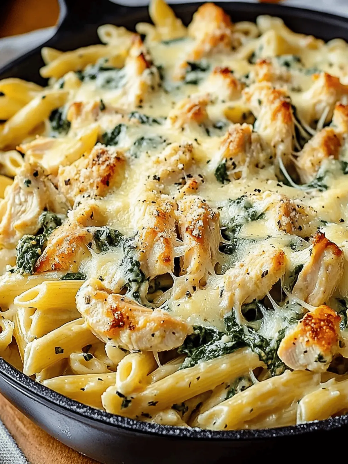 Creamy Spinach Dip Chicken Pasta: Easy Rotisserie Recipe 3 Spinach Dip Chicken Pasta with Easy Recipes with Rotisserie Chicken