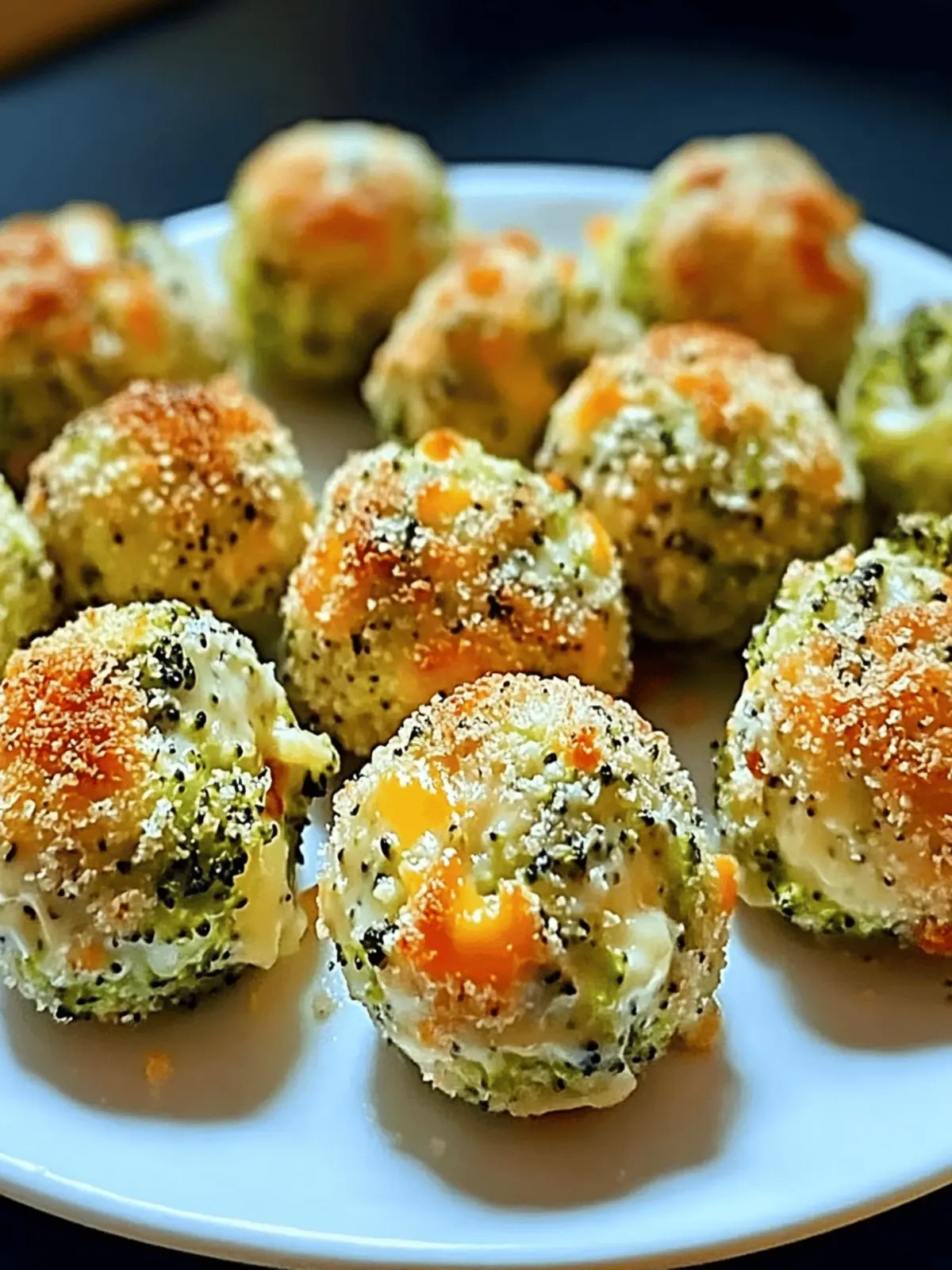 Mouthwatering Baked Broccoli Cheese Balls You ll Crave 4 Baked Broccoli Cheese Balls