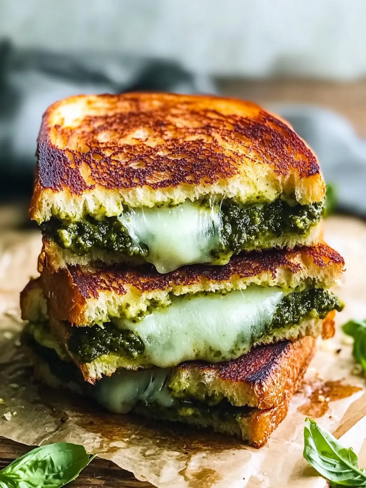 Sourdough Pesto Grilled Cheese: Elevate Your Comfort Food Game 4 Sourdough Pesto Grilled Cheese
