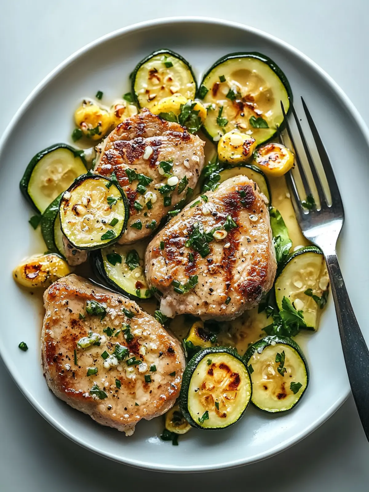 Quick Pork Chops with Zucchini for Your 30-Minute Dinner Bliss 3 Quick Pork Chops with Zucchini