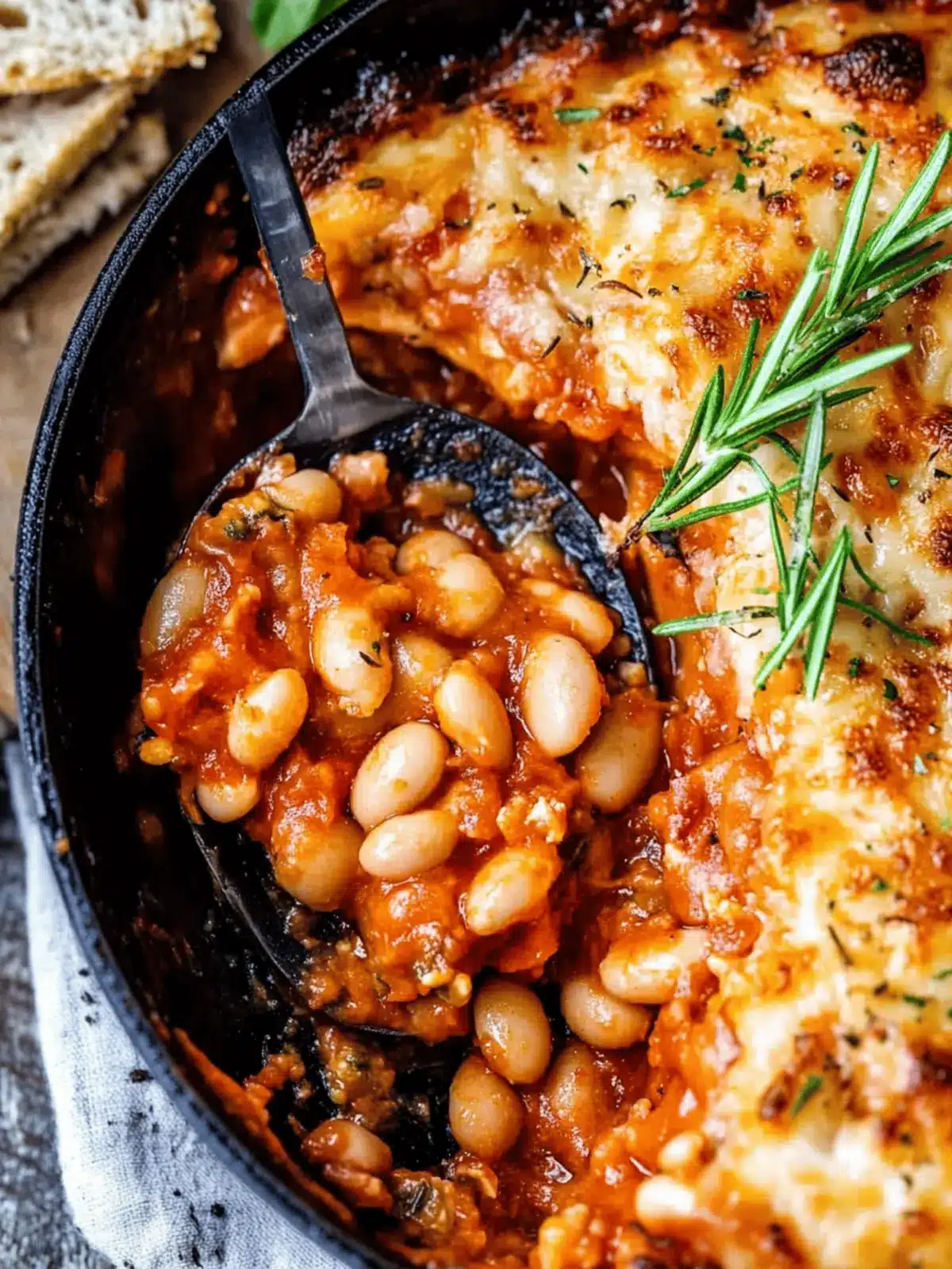 Cheesy White Bean Tomato Bake: A Cozy Dinner Delight 3 Cheesy White Bean Tomato Bake