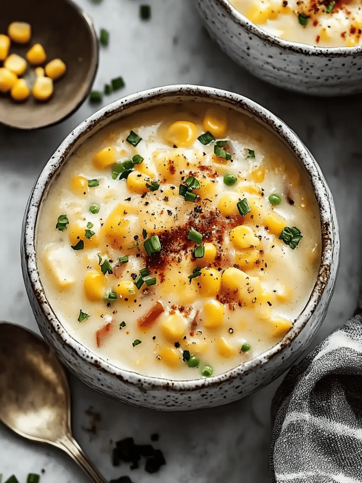 Heavenly Sweetcorn Chowder: Comfort in Every Creamy Bite 4 Sweetcorn Chowder