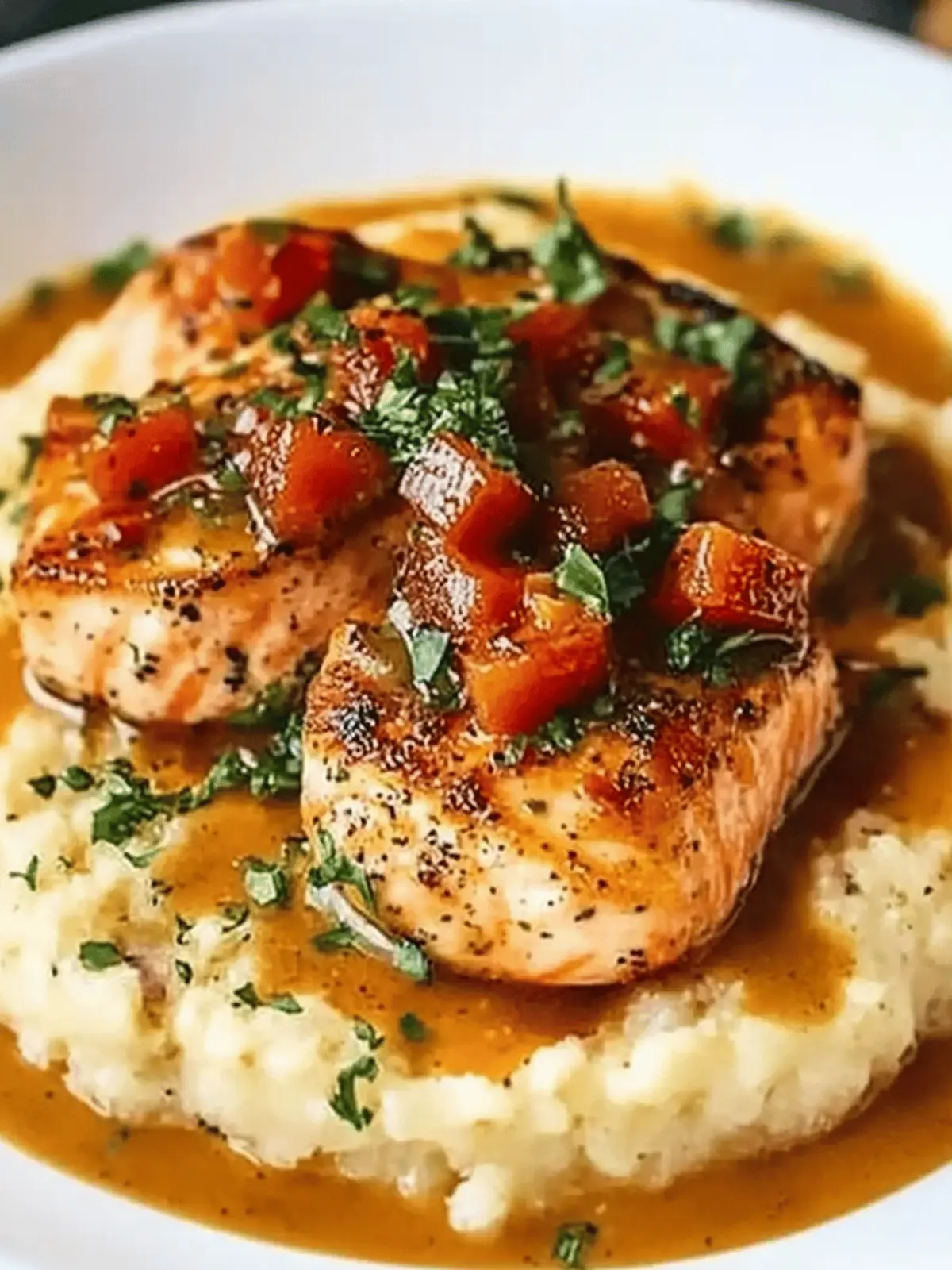Savory Creole Salmon and Grits for Ultimate Comfort ÙÙÛ 4 Creole Salmon and Grits