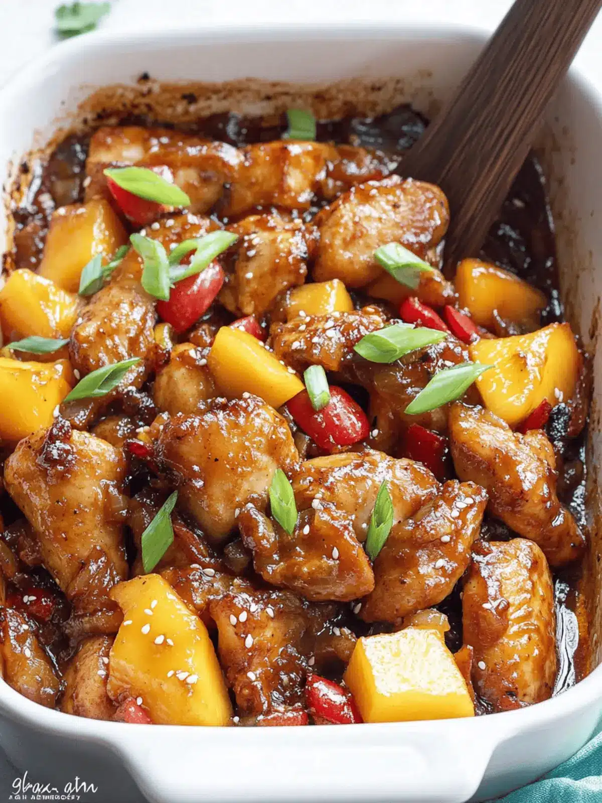 Baked Asian Chicken with Mango: A Flavorful Weeknight Winner 4 Baked Asian chicken with mango