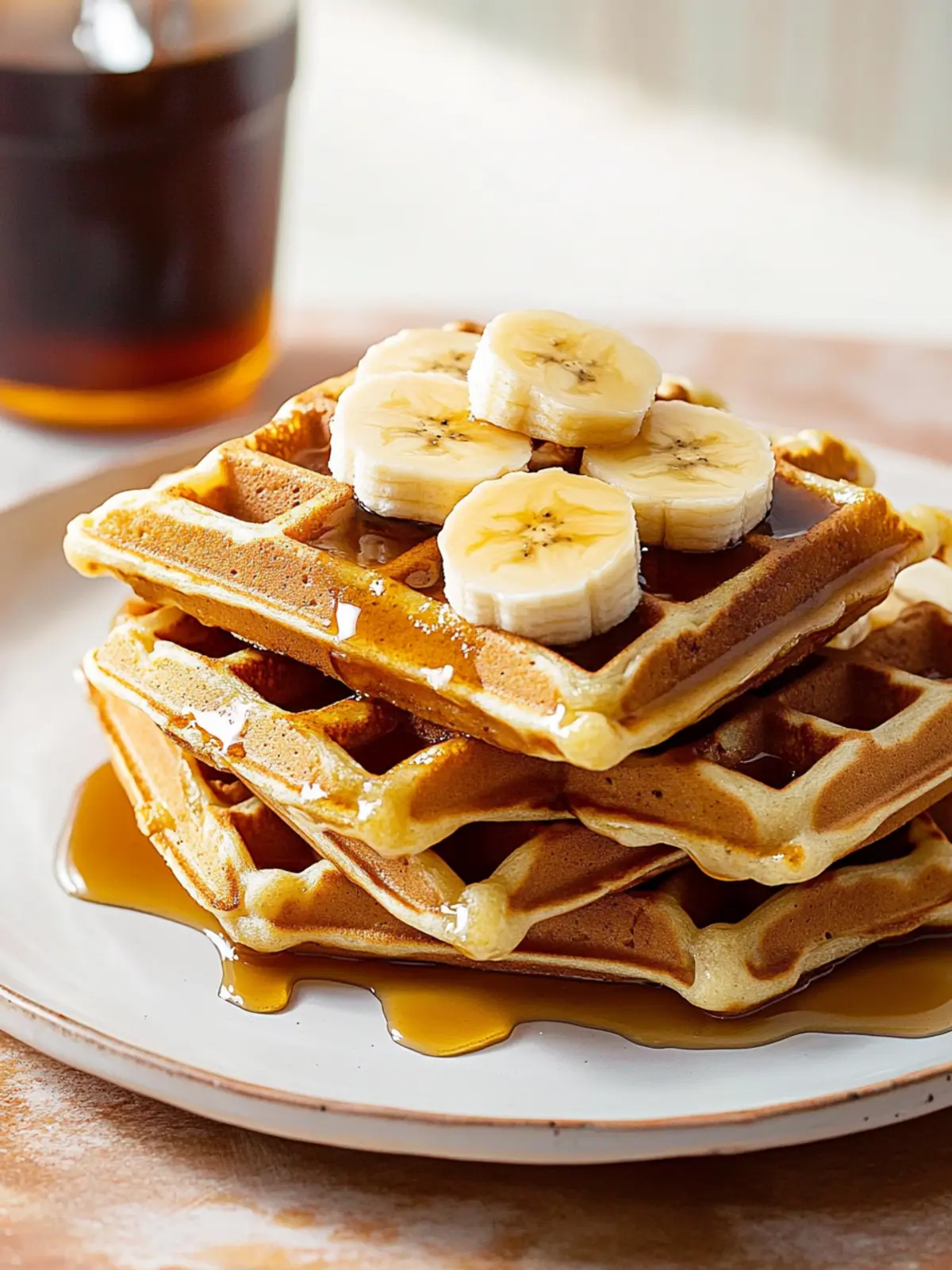 Banana Bread Waffles: Crispy Comfort for Your Mornings 4 Banana Bread Waffles