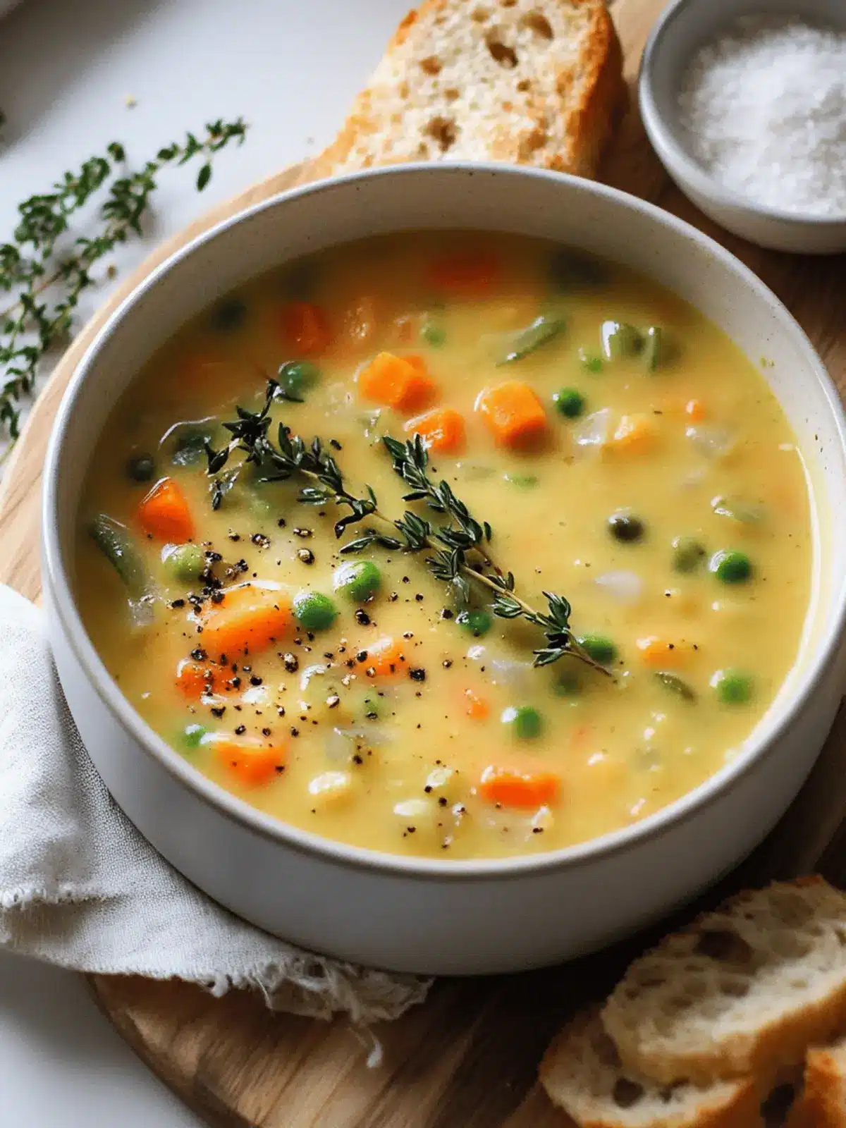One-Pot Creamy Vegetable Soup for Cozy Comfort Nights 4 One-Pot Creamy Vegetable Soup