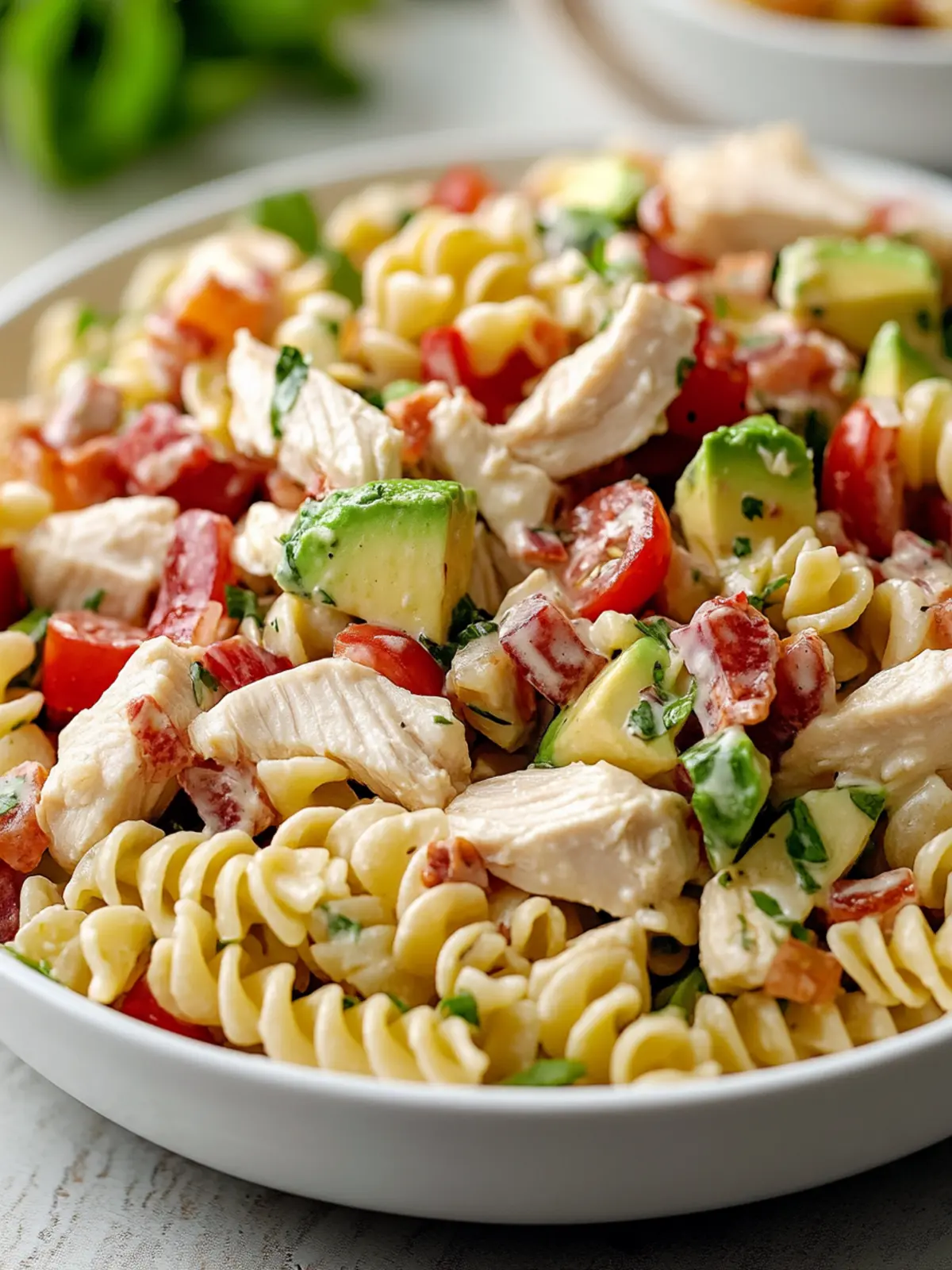 Delicious Chicken Club Pasta Salad for Easy Summer Meals 4 Chicken Club Pasta Salad