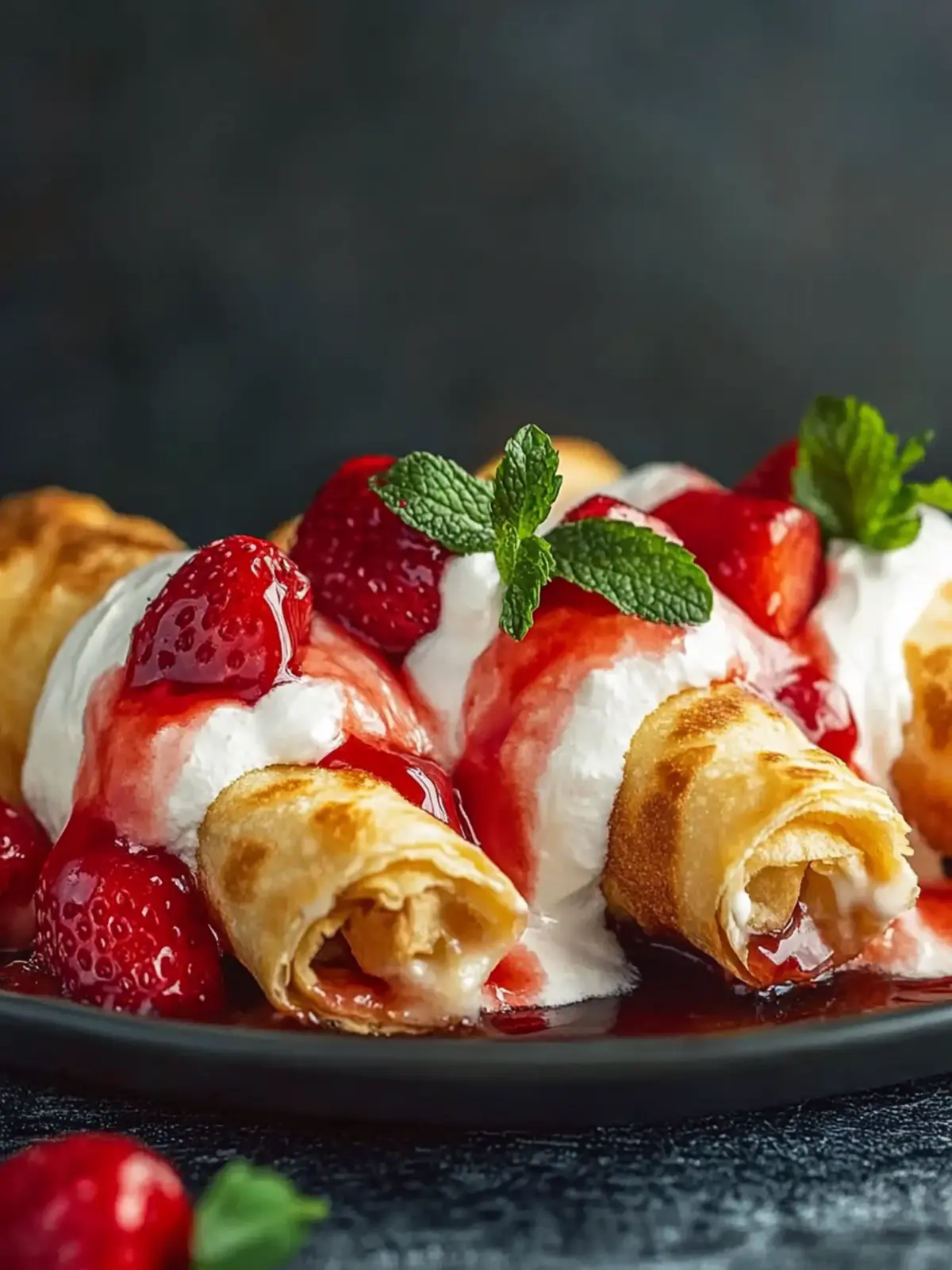 Crispy Strawberry Cheesecake Chimichangas You ll Love to Make 2 Strawberry Cheesecake Chimichangas