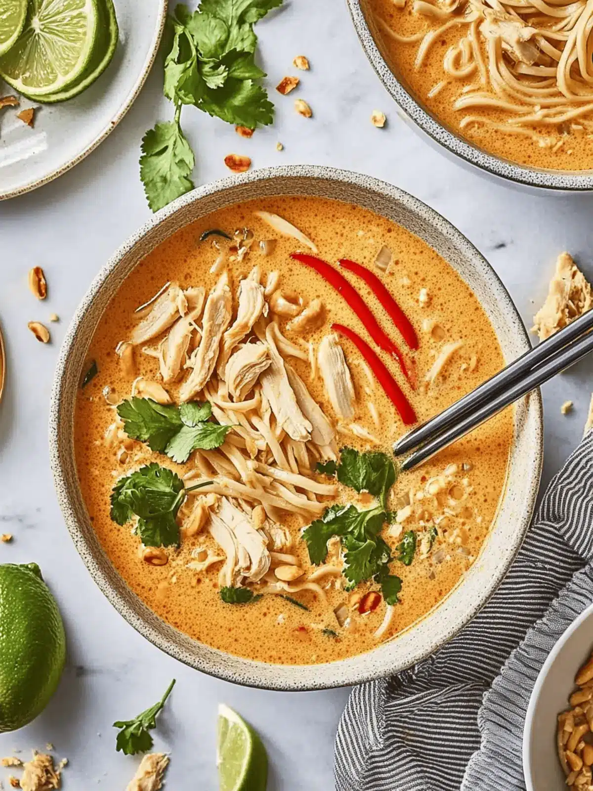 Warm Up with Quick Red Curry Chicken Noodle Soup Bliss 2 Red Curry Chicken Noodle Soup