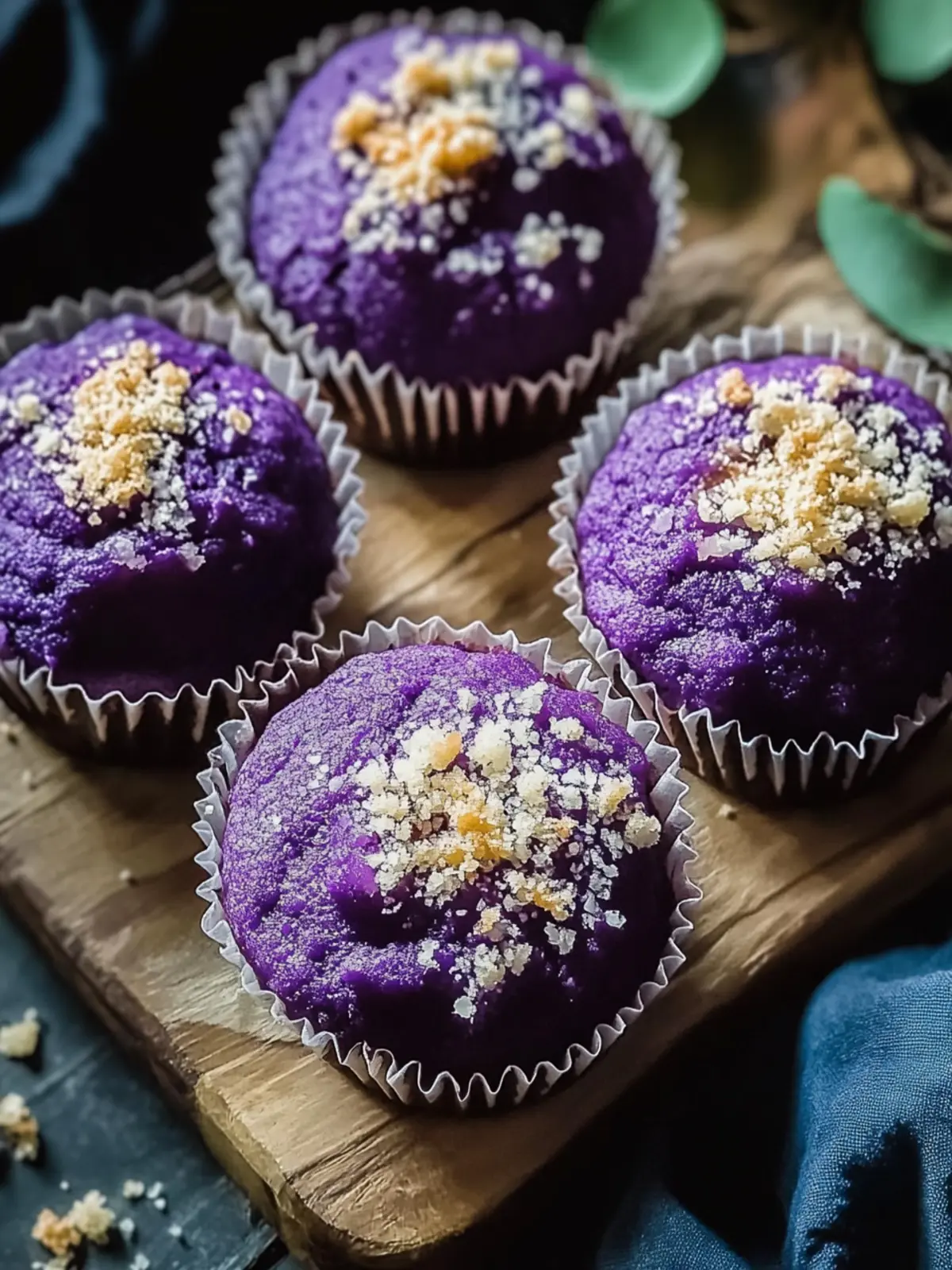 Fluffy Ube Muffins - A Nutty Filipino Delight to Bake Today 2 Ube Muffins