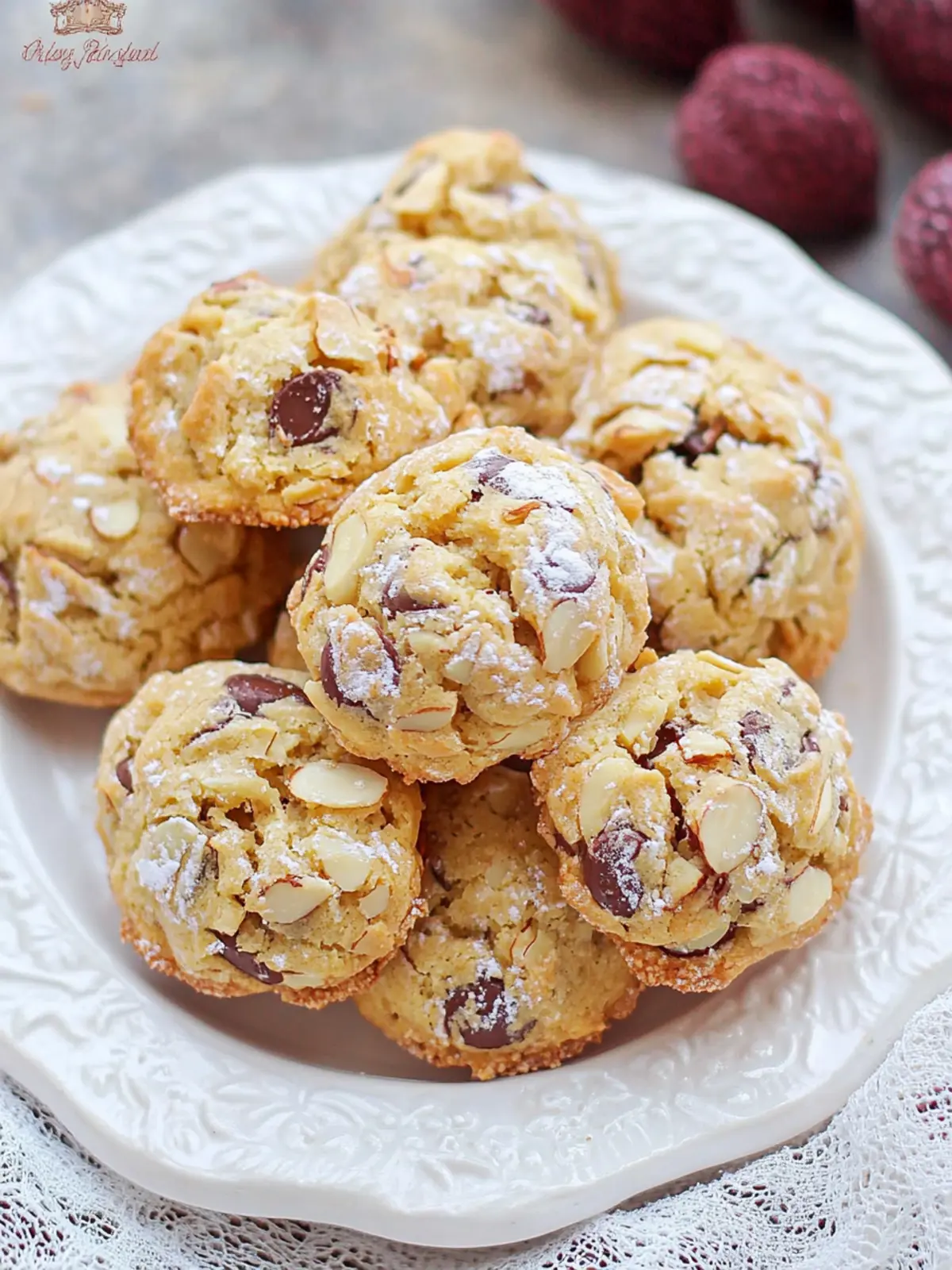 Delicious Almond Chocolate Chip Cookies You Can t Resist 3 Almond Chocolate Chip Cookies