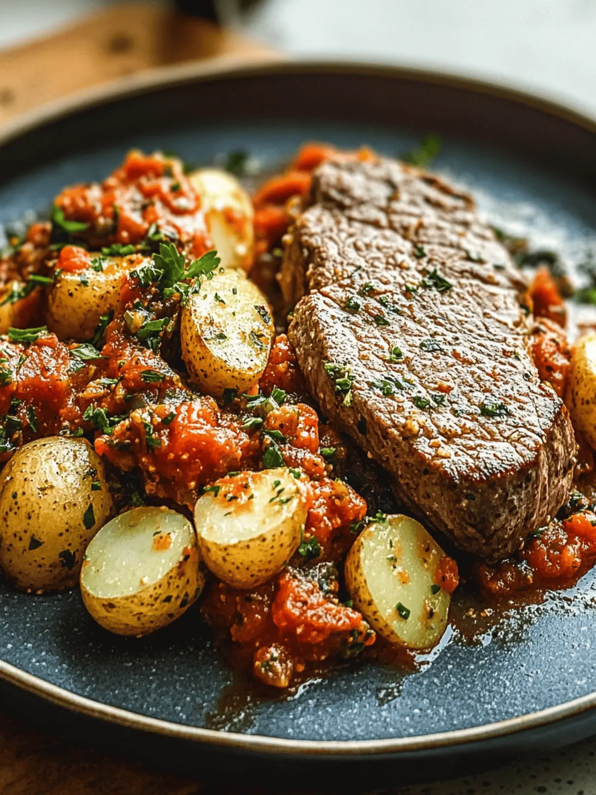 Perfect Veal Minute Steak with Romesco Potato Salad Gluten-Free 3 Veal Minute Steak with Romesco Potato Salad (Gluten-Free)