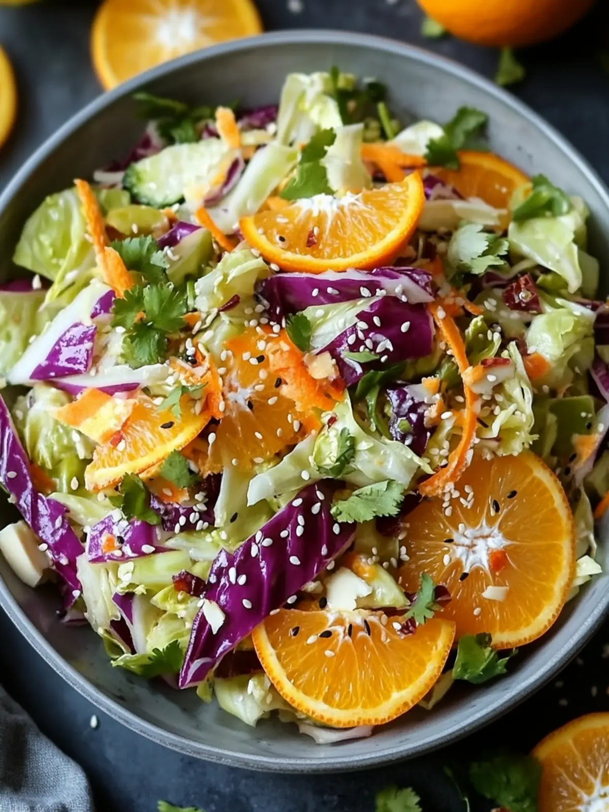 Sesame Orange Napa Cabbage Salad: Crunchy, Zesty Delight 2 Sesame Orange Napa Cabbage Salad