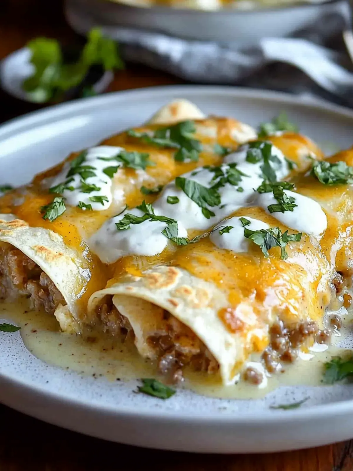 Mouthwatering Breakfast Enchiladas with Sausage Gravy Bliss 4 Breakfast Enchiladas with Sausage Gravy