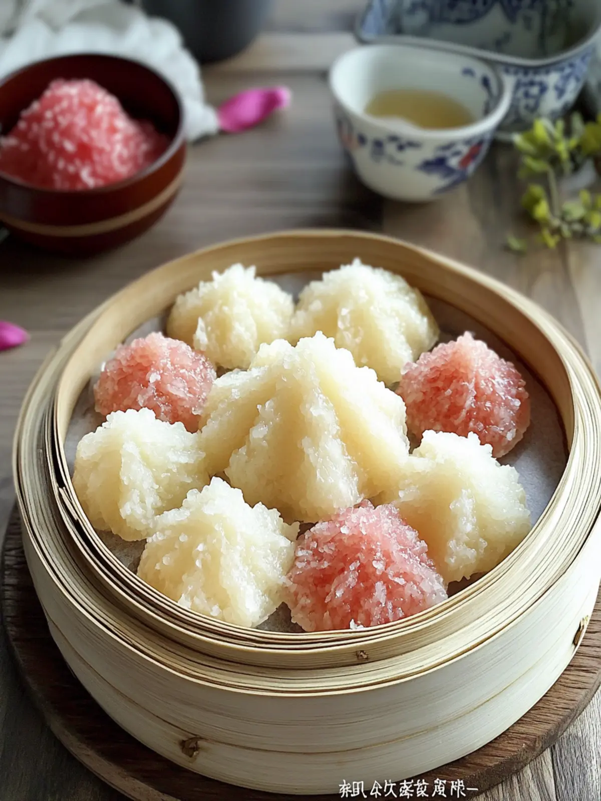 Delightful Steamed Tapioca Cake: A Tropical Vegan Treat 3 Steamed Tapioca Cake