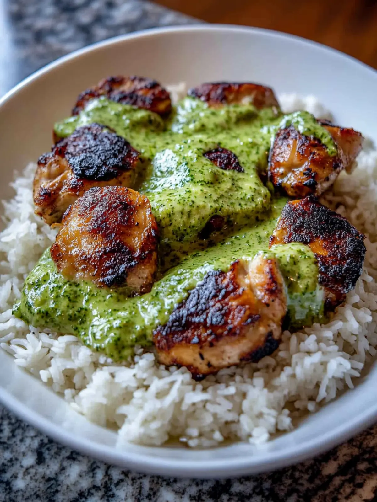 Peruvian Chicken & Rice with Green Sauce You'll Crave 2 Peruvian Chicken & Rice with Green Sauce