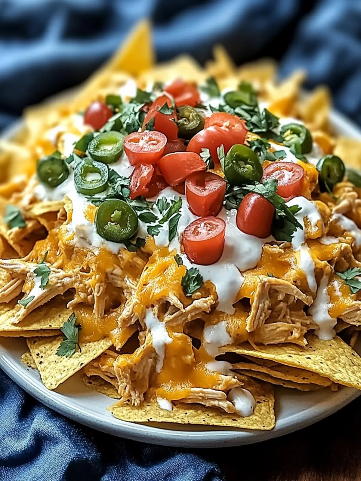 Creamy Crockpot Chicken Nachos: Ultimate Game Day Delight 4 Creamy Crockpot Chicken Nachos